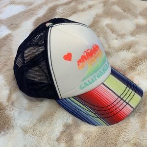 Billabong California Love Trucker hat rainbow